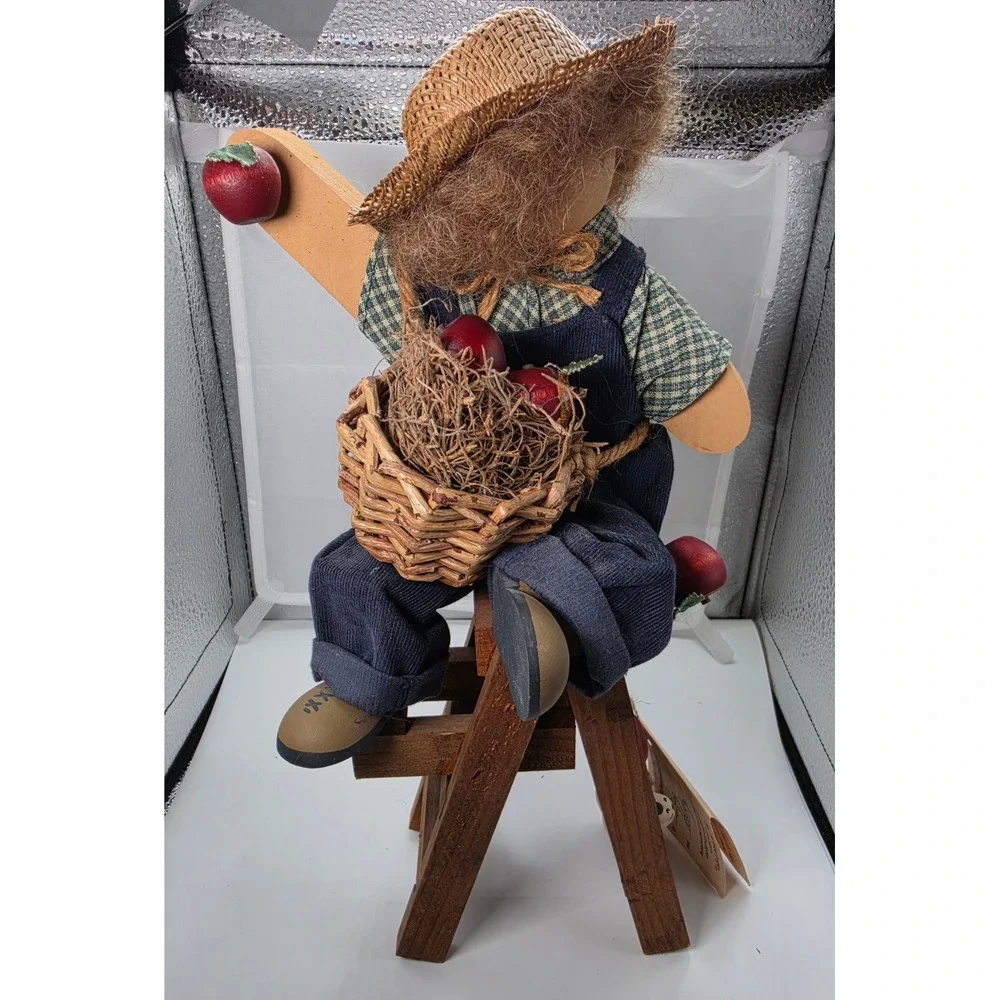 Lizzie High Luther Bowman Wooden Folk Doll 1993 Ladie Friends 2nd Edition 12in